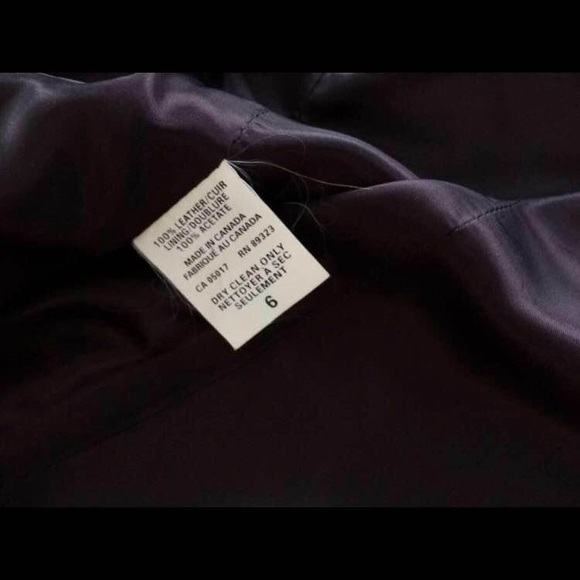 Leather jacket -Roots - Picture 3 of 10